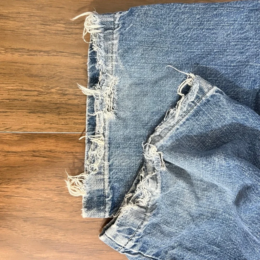 Vintage Arizona Jean Co Carpenter Jean 28x25 Distressed Denim Grunge Work Unisex